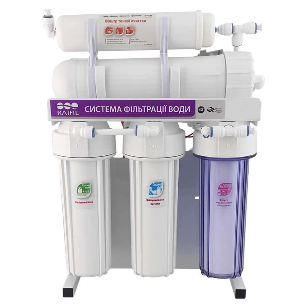 Система обратного осмоса Raifil 500G - 3/8 10"Slim